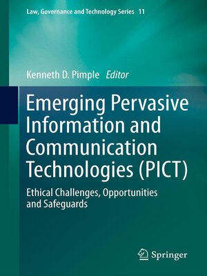cover image of Emerging Pervasive Information and Communication Technologies (PICT)